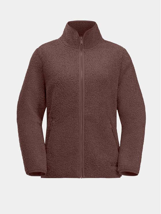Jack Wolfskin Jack Wolfskin Fliso džemperis High Curl Jacket 1708732 Violetinė Regular Fit