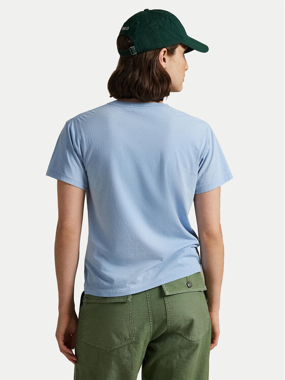 Polo Ralph Lauren Polo Ralph Lauren Tricou 211971730001 Albastru celest Relaxed Fit