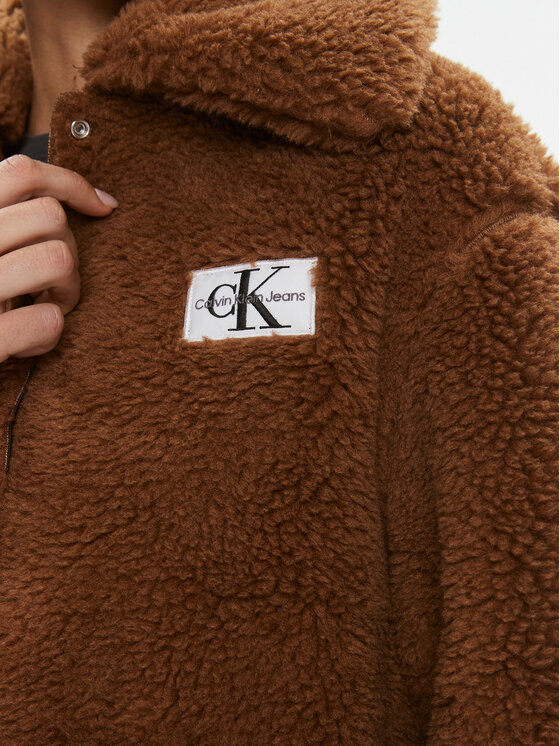 Calvin Klein Jeans Calvin Klein Jeans Μπουφάν μεταβατικό J20J221893 Καφέ Relaxed Fit