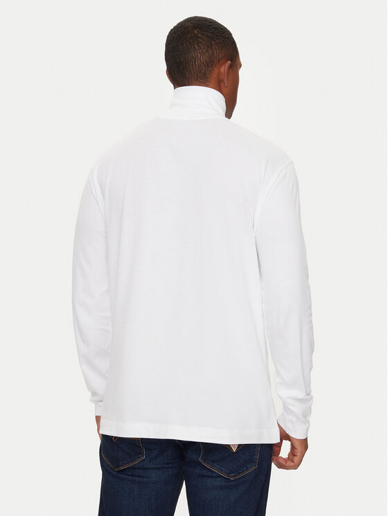 Guess Guess Rollkragenpullover M4BP08 KCHB1 Weiß Regular Fit