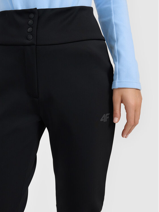 4F 4F Spodnie narciarskie SKIWEAR Czarny Slim Fit
