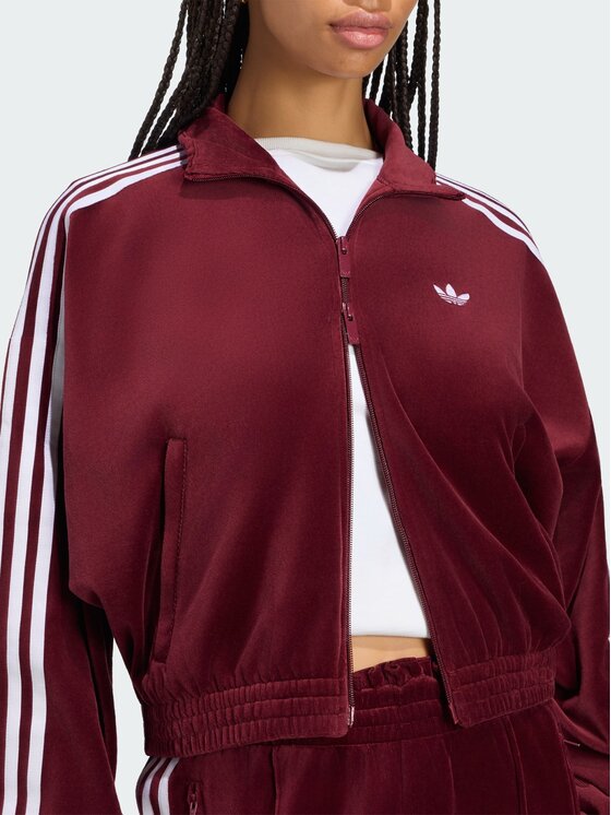 adidas adidas Top 172250 Czerwony ciemny Oversize