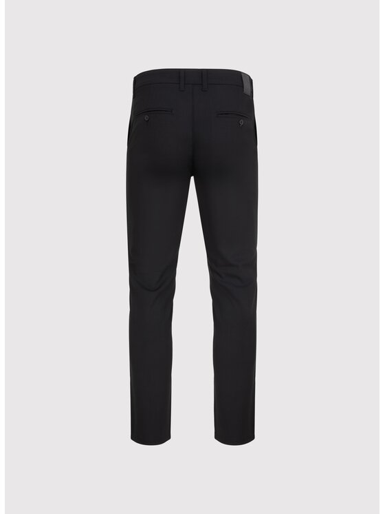 Pako Lorente Pako Lorente Spodnie materiałowe P25SF-WX-009 Czarny Slim Fit
