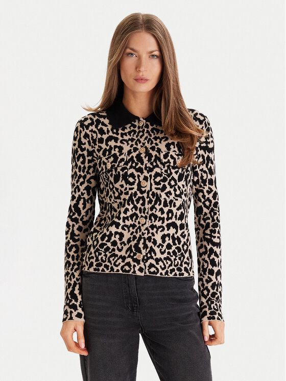 Morgan Morgan Cardigan 252-MBOLEO Beige Regular Fit