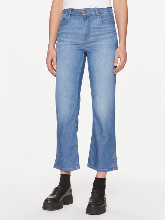 BOSS Boss Jeans hlače Ada 50509293 Modra Regular Fit