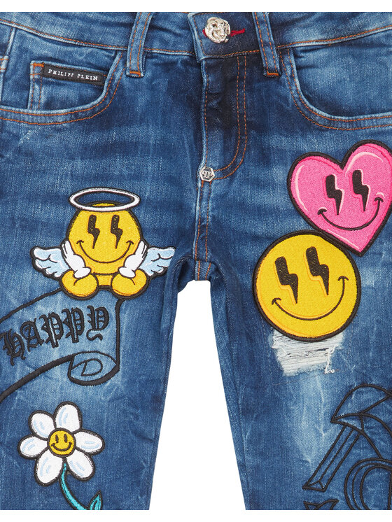 PHILIPP PLEIN PHILIPP PLEIN Jeansy 20165 Błękitny Comfort Fit