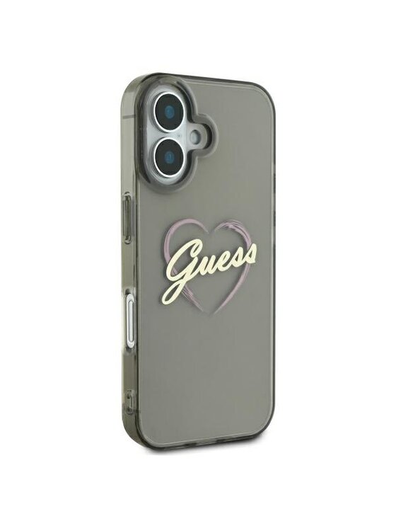 Guess Guess Etui na telefon Apple iPhone 16 Plus Czarny