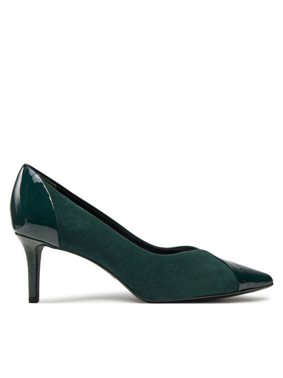 Pantofi cu toc subțire Tamaris 1-22417-43 Verde