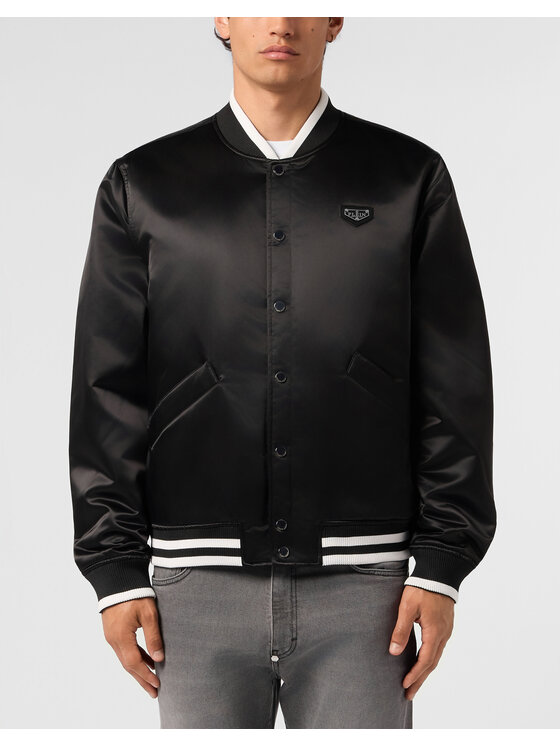 PHILIPP PLEIN PHILIPP PLEIN Bomber 31476 Nero Regular Fit