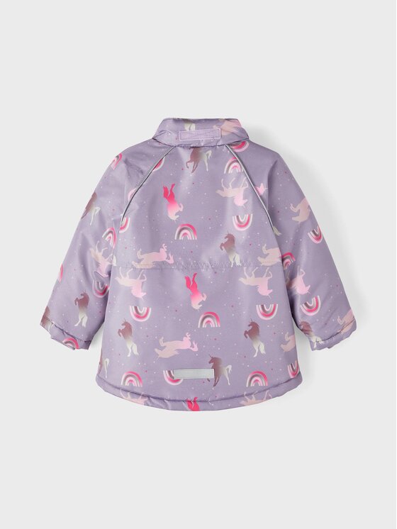NAME IT NAME IT Kurtka przejściowa 13218452 Fioletowy Regular Fit