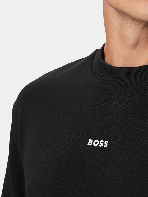 BOSS BOSS Sweatshirt Wesmallcrew 50514541 Schwarz Relaxed Fit