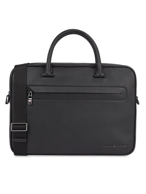 Tommy Hilfiger Porta PC Th Modern Pu Computer Bag AM0AM12232 Nero Modivo