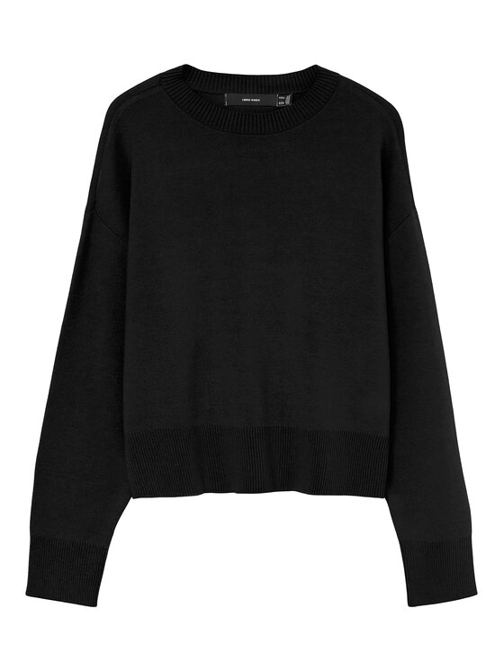 Vero Moda Vero Moda Πουλόβερ Gold Art 10332206 Μαύρο Regular Fit