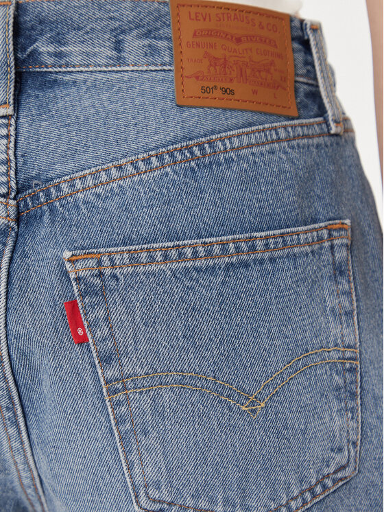 Levi's® Levi's® Jeans kratke hlače 501® 90's A1962-0020 Modra Loose Fit