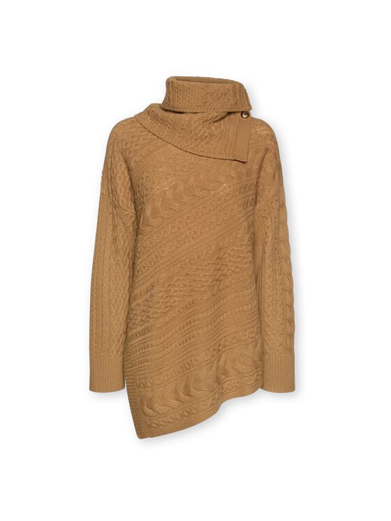Elena Mirò Elena Mirò Sweter M104Z000872N012 Kremowy Over Fit