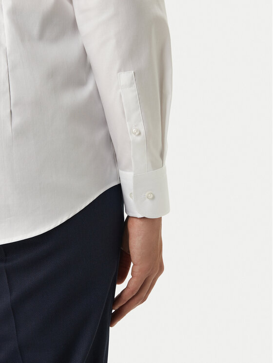 BOSS BOSS Cămașă H-Hank 50560704 Alb Slim Fit