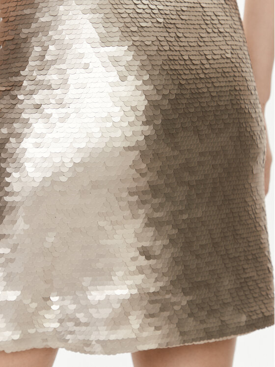 Marella Marella Minirock Zolla 2337760339200 Goldfarben Regular Fit
