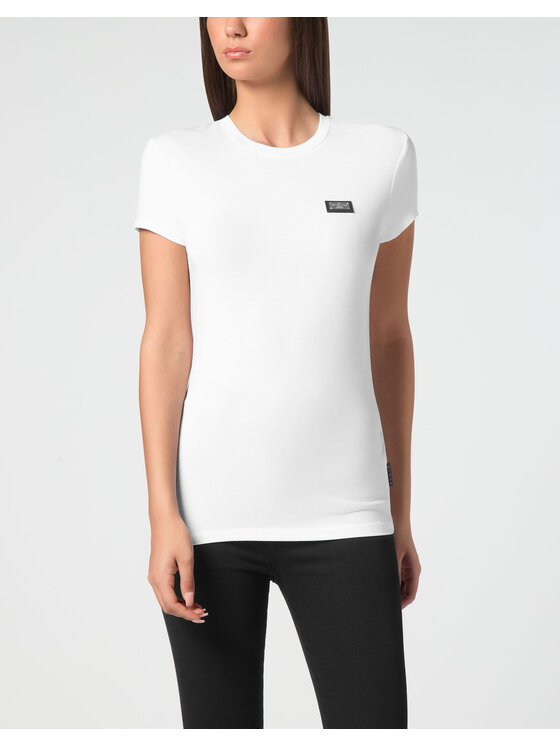 PHILIPP PLEIN PHILIPP PLEIN T-shirt 9535 Bianco Skin Tight Fit