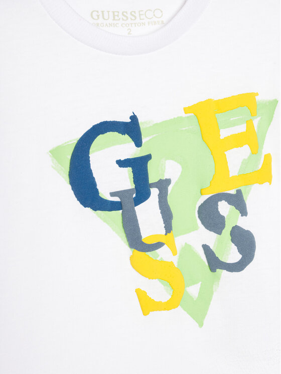 Guess Guess Тишърт N5GI10 K8HM4 Бял Regular Fit