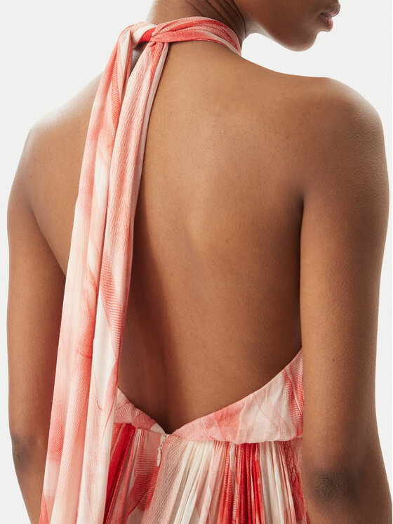 Elisabetta Franchi Elisabetta Franchi Vasaras kleita ABR4752E2 CP9 Sarkans Regular Fit