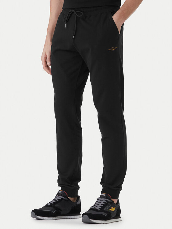 Aeronautica Militare Aeronautica Militare Tepláková souprava 261TF0108UF00674 Černá Regular Fit