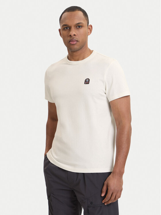 Parajumpers Parajumpers T-Shirt Elio 26SMPMTSRJ02 Λευκό Regular Fit