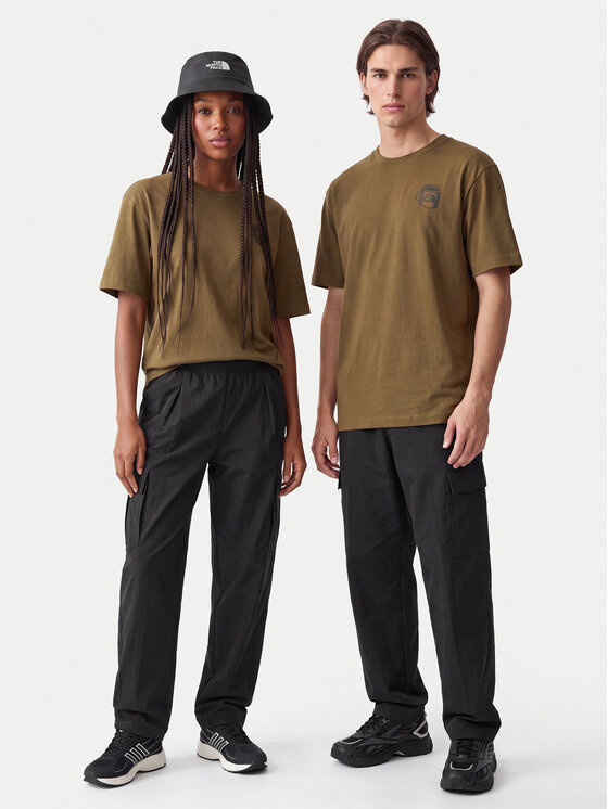 The North Face The North Face Tricou Basecamp Barista Rlx Ss NF0A8JAA Maro Relaxed Fit