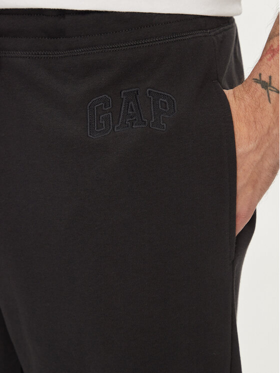 Gap Gap Donji dio trenerke 868463-03 Crna Regular Fit
