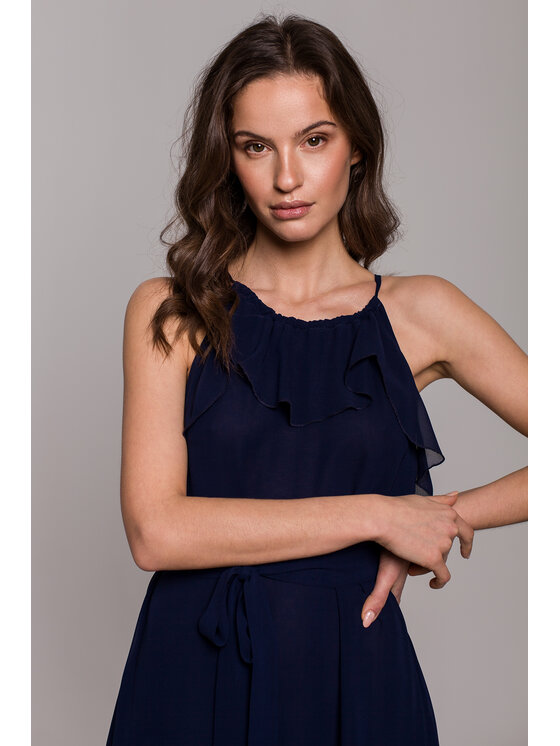 Makover Makover Abito da sera K137 Blu scuro Regular Fit