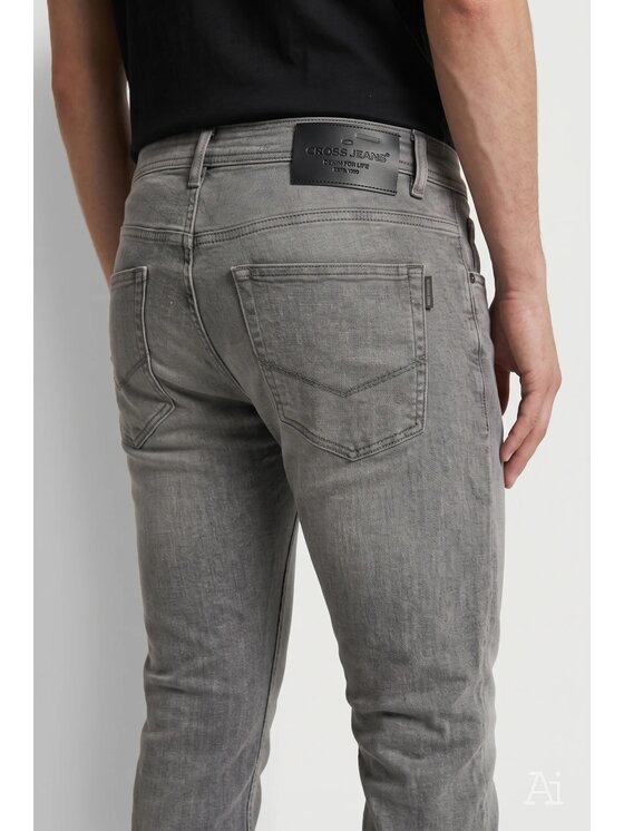 Cross Jeans Cross Jeans Jeansy E 169-161 Szary Slim Fit