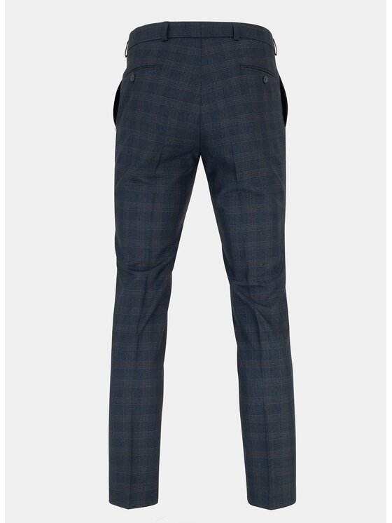 Pako Lorente Pako Lorente Spodnie garniturowe P20SF-6G-009 Granatowy Slim Fit