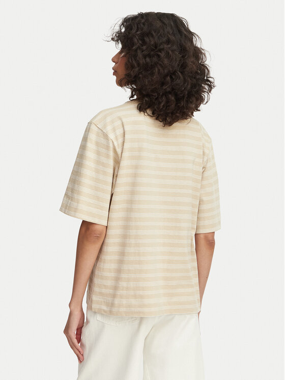 BOSS BOSS Tricou Eregular 50562504 Bej deschis Regular Fit