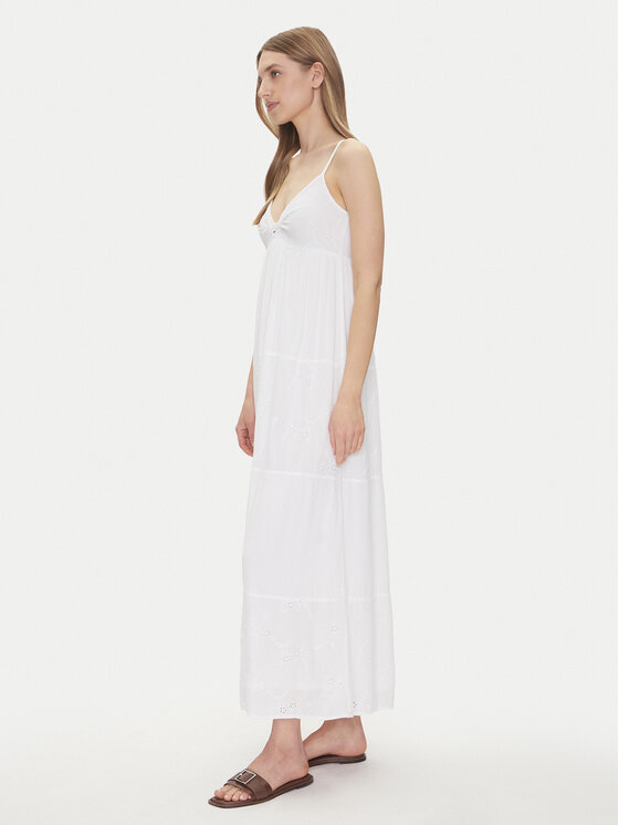 ONLY ONLY Rochie de vară Chiara 15346832 Alb Regular Fit