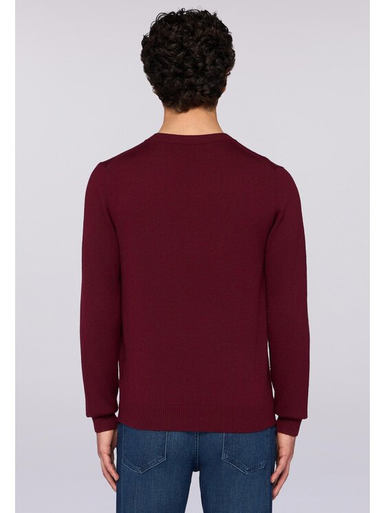 Trussardi Trussardi Cardigan M0358000037N036 Rosso Regular Fit