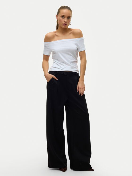 Vero Moda Vero Moda Bluzka Panda 10325598 Biały Regular Fit