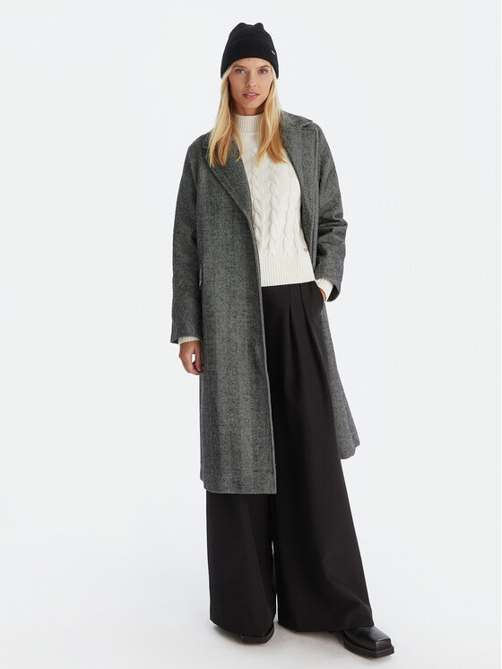 Robe di Kappa Robe di Kappa Prehodni plašč Jeannie 62123UW Črna Regular Fit