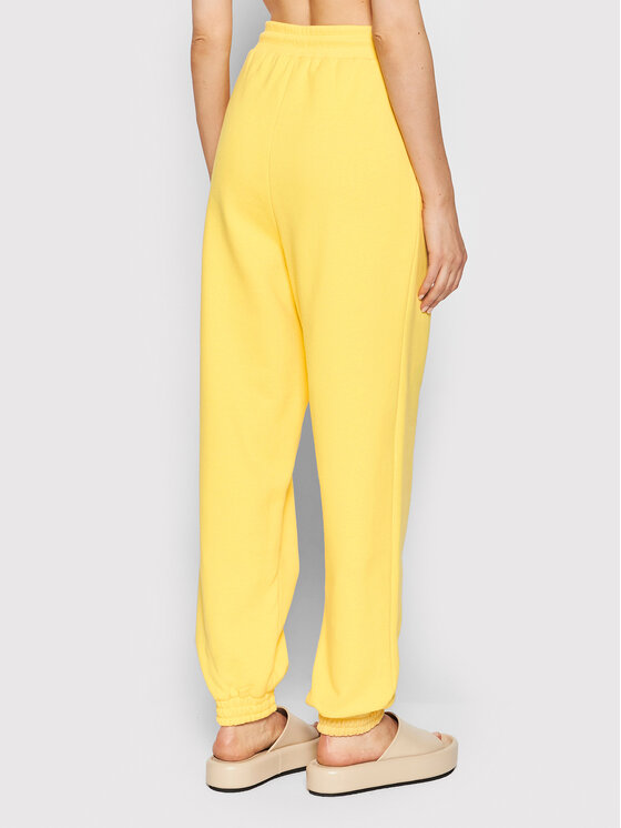 Tommy Jeans Tommy Jeans Spodnie dresowe Signature DW0DW11886 Żółty Relaxed Fit