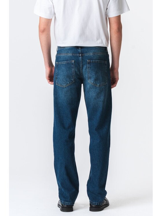 TeeShoppen TeeShoppen Jeansy 'Basic Collection' Niebieski Relaxed Fit