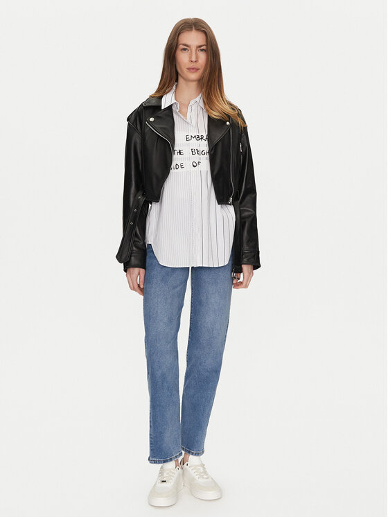 Desigual Desigual Jeans hlače Aike 24WWDD16 Modra Straight Fit