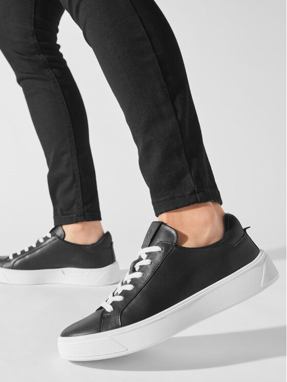 ECCO ECCO Sneakersy Street Tray W 29114301001 Czarny