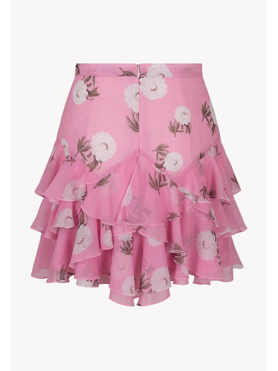 BIZUU BIZUU Spódnica mini CANDICE Różowy Standard Fit