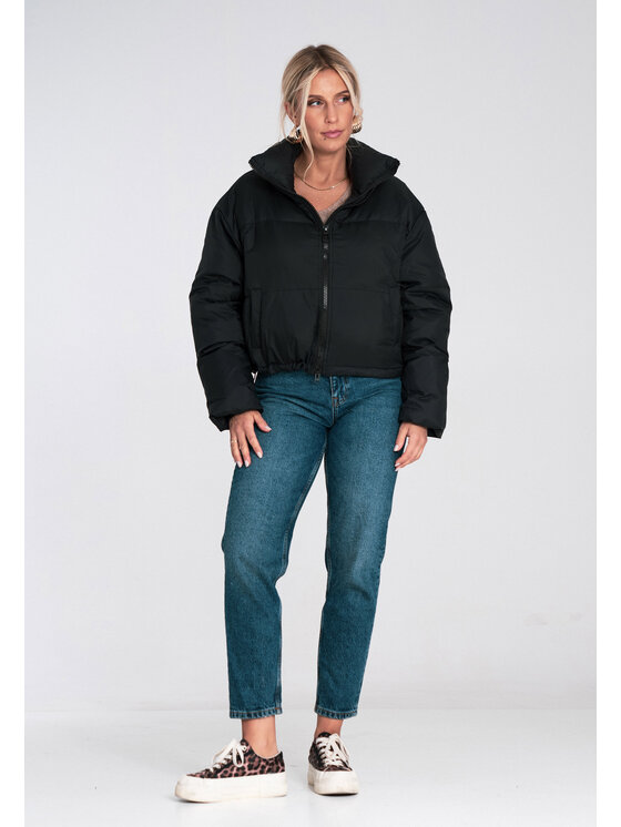 FIGL FIGL Vatovaná bunda M1232 Černá Regular Fit