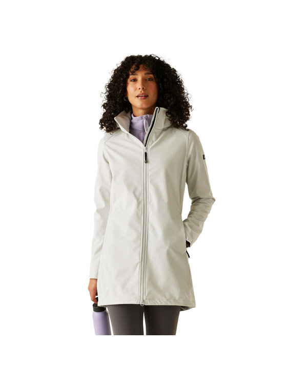 Regatta Regatta Kurtka softshell Carisbrooke Biały Long Fit