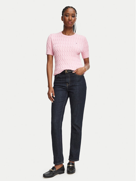 Tommy Hilfiger Tommy Hilfiger Svetr WW0WW38744 Růžová Regular Fit
