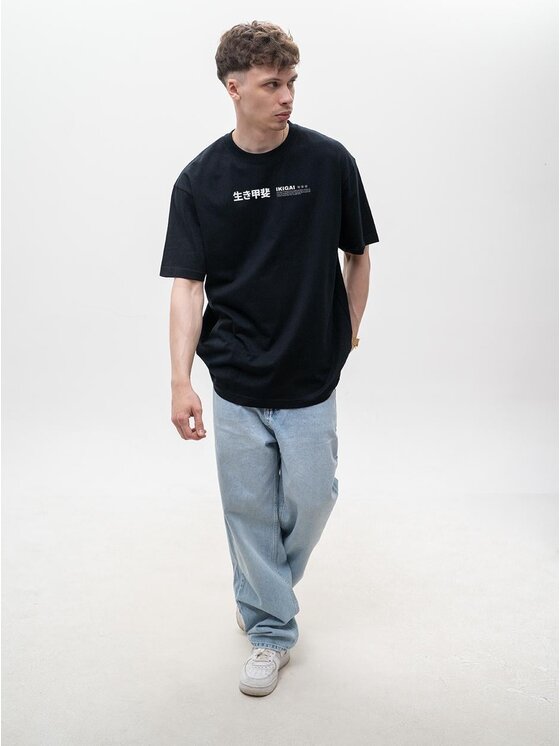 MyStars MyStars T-Shirt 131483 Czarny Oversize