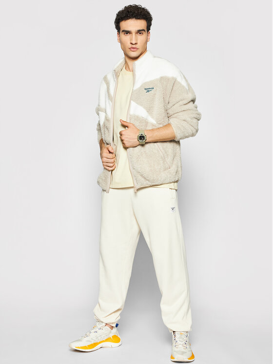 Felpa Classics Sherpa GS9159 Beige Relaxed Fit
