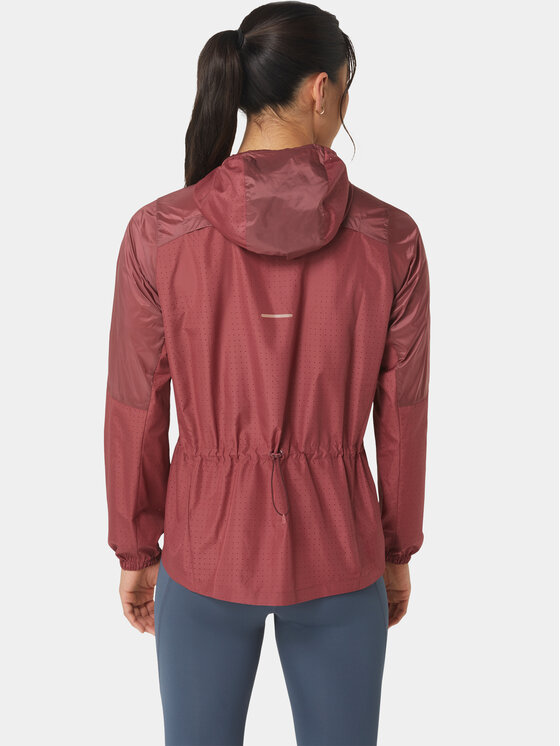 Asics Asics Яке за джогинг Nagino Packable Run 2012C849 Червен Ahletic Fit