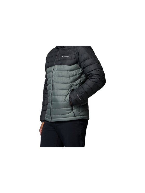 Columbia Columbia Kurtka przejściowa Powder Lite II Hooded Jacket 2086944342 Zielony Regular Fit
