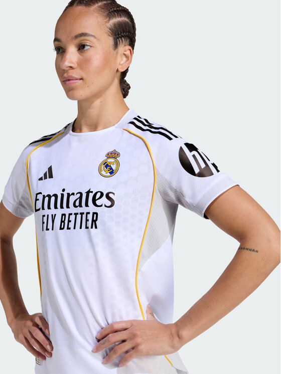 adidas adidas Koszulka techniczna Real Madrid 25/26 Home Authentic Jersey Biały Regular Fit