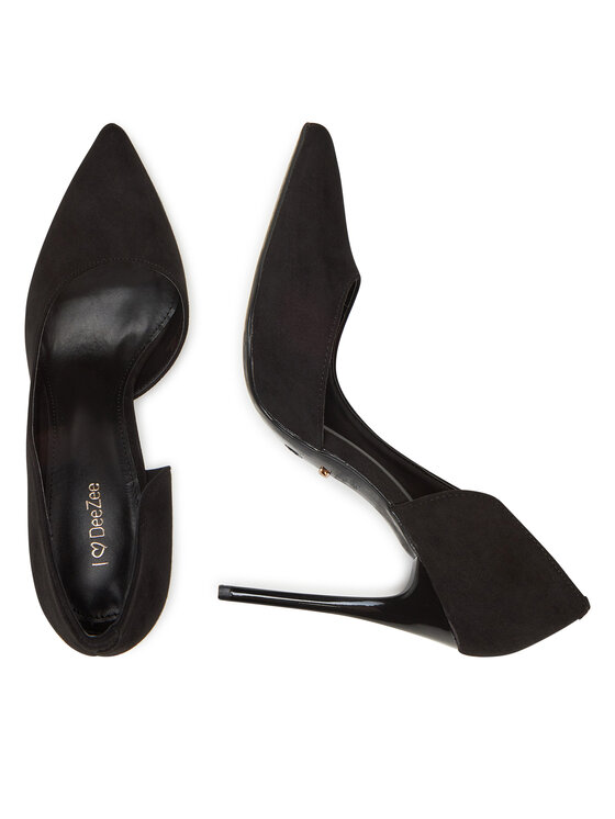 DeeZee DeeZee Pantofi cu toc subțire DZ0024 Negru